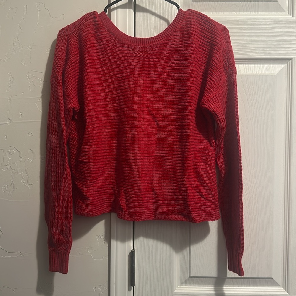 Red Reversible Sweater - Picture 2 of 6